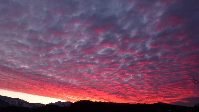 Free download Afterglow Abendstimmung Evening -  free photo or picture to be edited with GIMP online image editor
