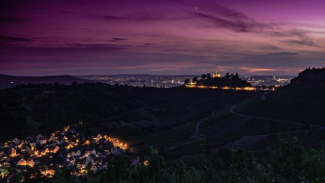 Muat turun percuma Afterglow Cityscape City - foto atau gambar percuma untuk diedit dengan editor imej dalam talian GIMP