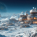 A futuristic scene depicting  screen for extension Chrome web store in OffiDocs Chromium