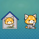 Aggretsuko Live Wallpaper  screen for extension Chrome web store in OffiDocs Chromium