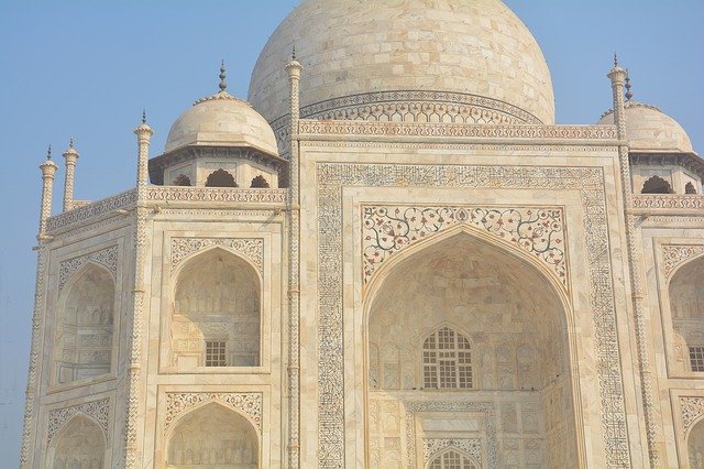 Descarga gratuita Agra Taj Mahal Mausoleum - foto o imagen gratuita para editar con el editor de imágenes en línea GIMP