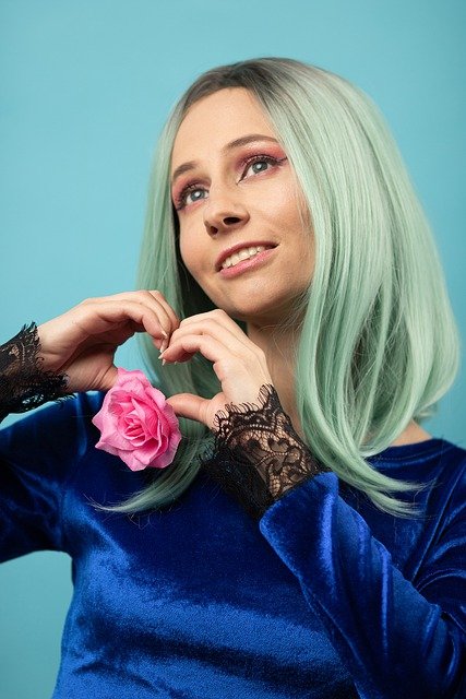 Free download a heart young woman love i love you free picture to be edited with GIMP free online image editor