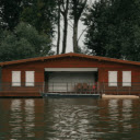 A houseboat on the water with a dock  screen for extension Chrome web store in OffiDocs Chromium