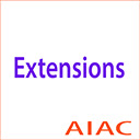 AIAC Extensions  screen for extension Chrome web store in OffiDocs Chromium