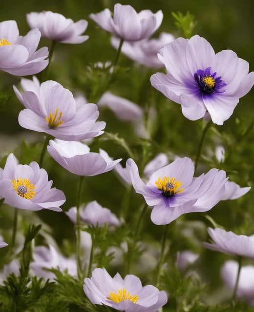 Free download ai generated anemone botany spring free picture to be edited with GIMP free online image editor
