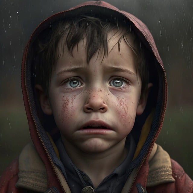 Free download ai generated boy sad sadness free picture to be edited with GIMP free online image editor