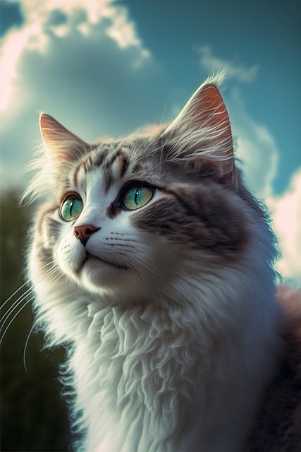 Free download ai generated cat feline eyes free picture to be edited with GIMP free online image editor