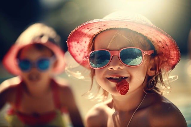 Free download ai generated child strawberry free picture to be edited with GIMP free online image editor