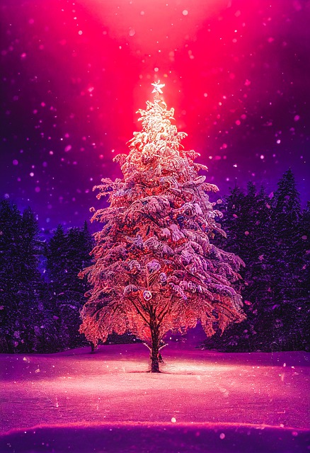 Free download ai generated christmas tree free picture to be edited with GIMP free online image editor