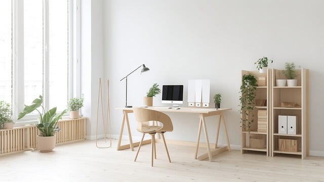 Free download ai generated desk office wood free picture to be edited with GIMP free online image editor