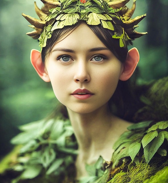Free download ai generated elf nymph fairy free picture to be edited with GIMP free online image editor