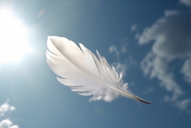 Free download ai generated feather clouds free picture to be edited with GIMP free online image editor