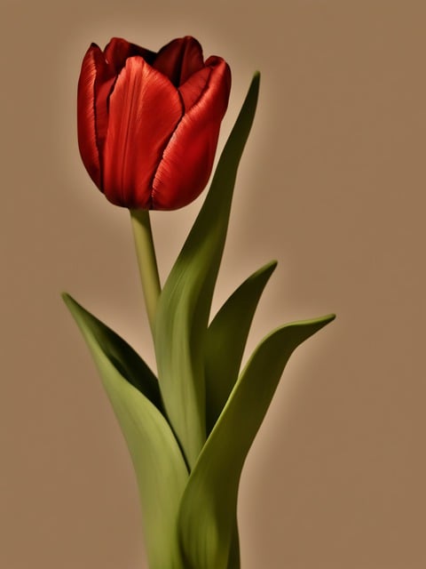 Free download ai generated flower red tulip tulip free picture to be edited with GIMP free online image editor