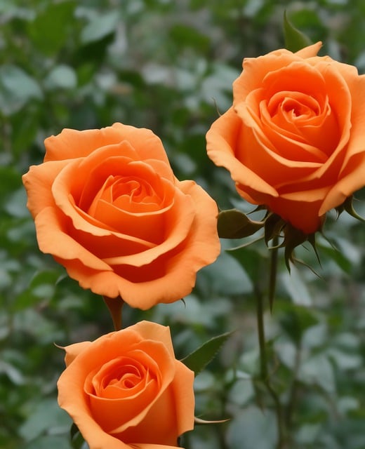 Free download ai generated flowers roses plant free picture to be edited with GIMP free online image editor