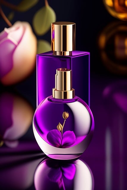 Free download ai generated fragrance jar purple free picture to be edited with GIMP free online image editor