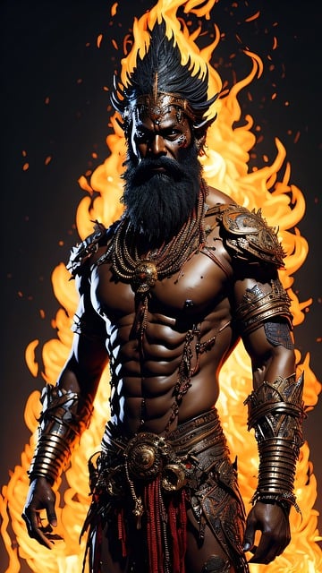 Free download ai generated man model hindu king free picture to be edited with GIMP free online image editor