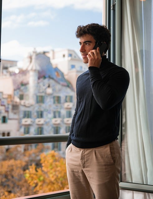 Free download ai generated man phone phone call free picture to be edited with GIMP free online image editor