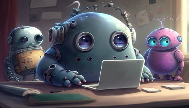 Free download ai generated monster robot future free picture to be edited with GIMP free online image editor