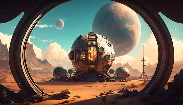 Free download ai generated moon planet concept free picture to be edited with GIMP free online image editor