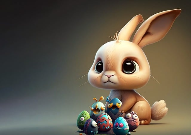 Free download ai generated rabbit easter bunny free picture to be edited with GIMP free online image editor