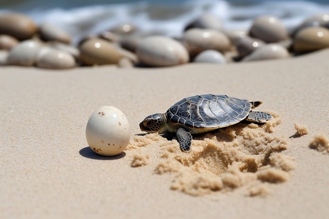 Free download ai generated sea turtle beach free picture to be edited with GIMP free online image editor