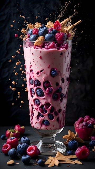 Free download ai generated smoothie juice dessert free picture to be edited with GIMP free online image editor