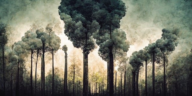 Free download ai generated soil trees forest free picture to be edited with GIMP free online image editor