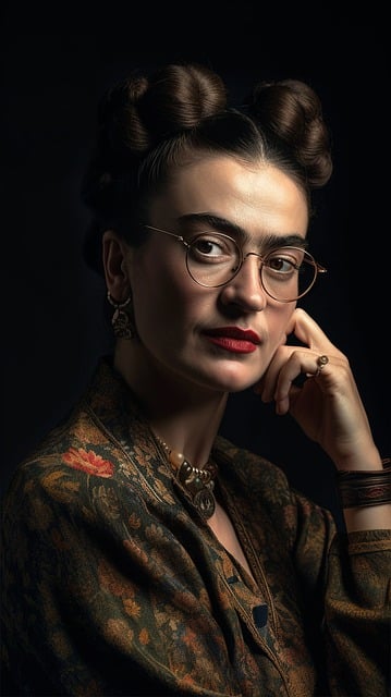 Free download ai generated woman frida kahlo free picture to be edited with GIMP free online image editor