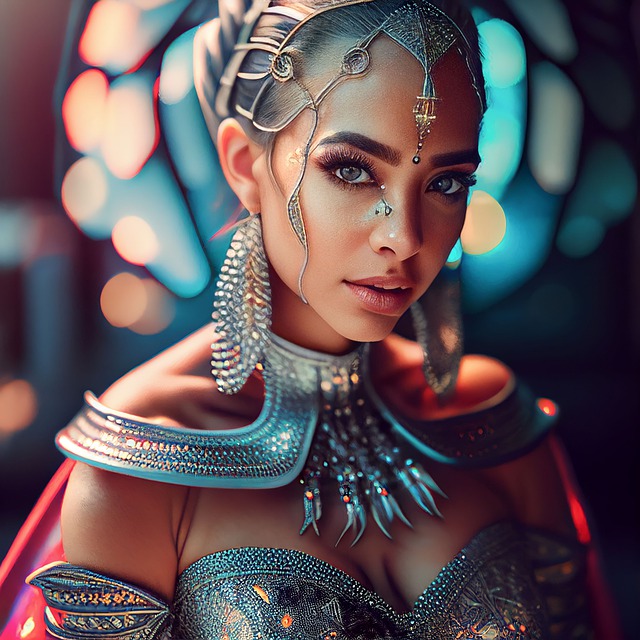 Free download ai generated woman futuristic lady free picture to be edited with GIMP free online image editor