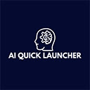 AI Quick Launcher  screen for extension Chrome web store in OffiDocs Chromium