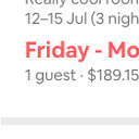 Airbnb Booking Days of the Week  screen for extension Chrome web store in OffiDocs Chromium