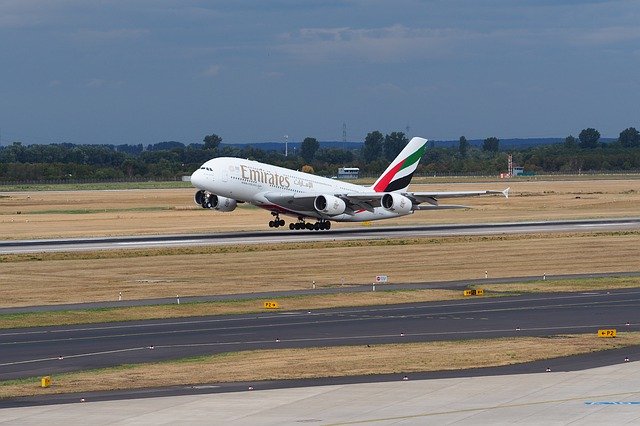 Free download Airbus A380 Aircraft Passenger -  free photo or picture to be edited with GIMP online image editor