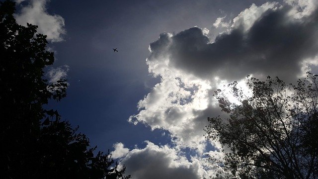 Free download Aircraft Clouds Jet -  free photo or picture to be edited with GIMP online image editor