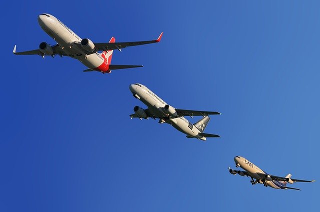 Téléchargement gratuit d'une image gratuite de l'avion Qantas Air New Zealand à modifier avec l'éditeur d'images en ligne gratuit GIMP