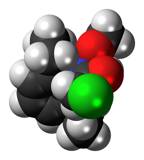 Free download Alachlor Herbicide Molecule -  free illustration to be edited with GIMP free online image editor