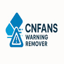 Alans CNFans Remover  screen for extension Chrome web store in OffiDocs Chromium