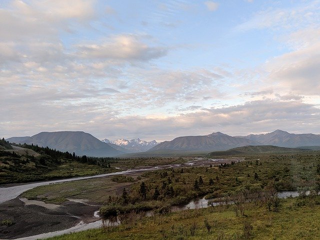 Free picture Alaska Mountain River -  to be edited by GIMP free image editor by OffiDocs
