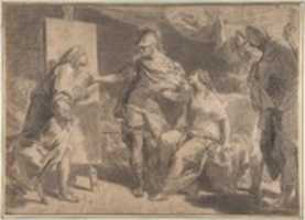 Free download Alexander the Great Offering His Concubine Campaspe to the Painter Apelles free photo or picture to be edited with GIMP online image editor