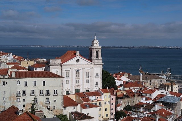 Free download Alfama Lisbon Tejo -  free photo or picture to be edited with GIMP online image editor