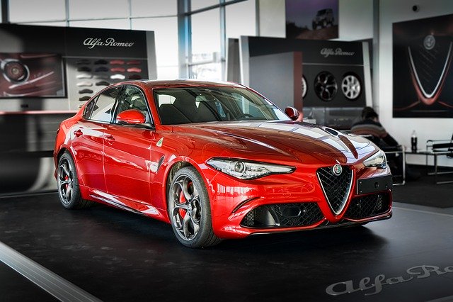 Free download Alfa Romeo Red Car -  free photo or picture to be edited with GIMP online image editor