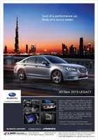 Free download Al Khoory Subaru Legacy Ad 25x 4 Col 01 free photo or picture to be edited with GIMP online image editor