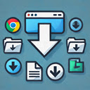 All Links Downloader  screen for extension Chrome web store in OffiDocs Chromium
