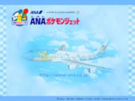 Free download All Nippon Airways Pokemon Airplane Screensaver free photo or picture to be edited with GIMP online image editor