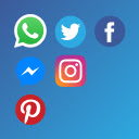 All Social Networks  screen for extension Chrome web store in OffiDocs Chromium