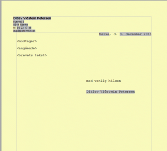 Libreng pag-download ng Almindeligt brev DOC, XLS o PPT template na libreng i-edit gamit ang LibreOffice online o OpenOffice Desktop online