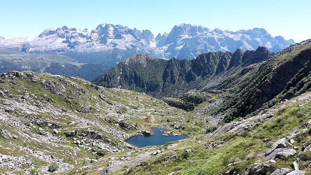 Free download Alpine Dolomites Bergsee -  free free photo or picture to be edited with GIMP online image editor