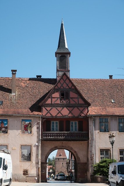 Template Photo Alsace France City Gate -  for OffiDocs