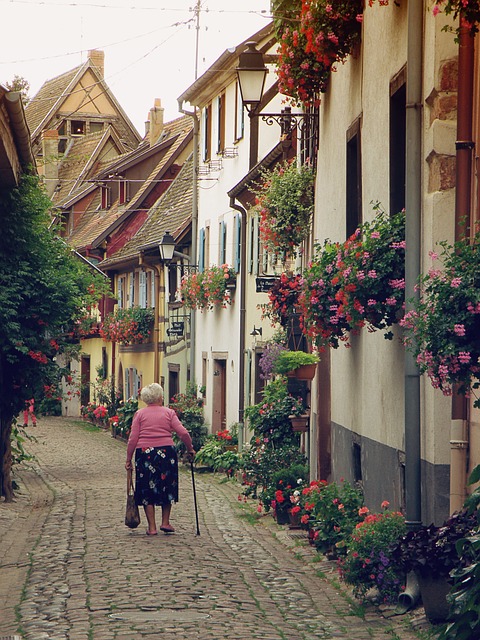 Bezpłatne pobieranie darmowego szablonu zdjęć Alsace France Historical Romantic do edycji za pomocą internetowego edytora obrazów GIMP