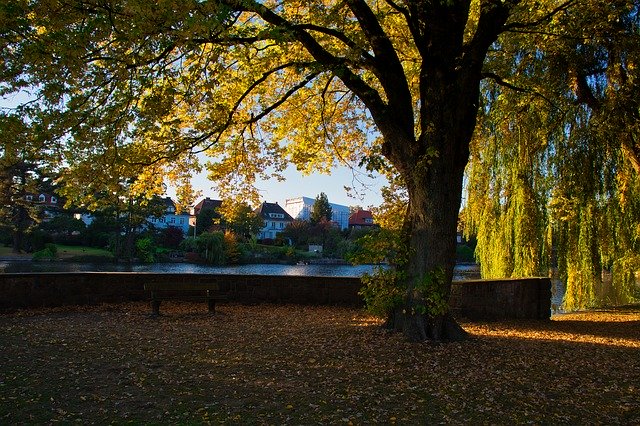 Libreng pag-download ng Alster Hamburg Sunset - libreng larawan o larawan na ie-edit gamit ang GIMP online na editor ng imahe