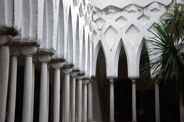 Free download Amalfi Italy Cloister -  free photo or picture to be edited with GIMP online image editor